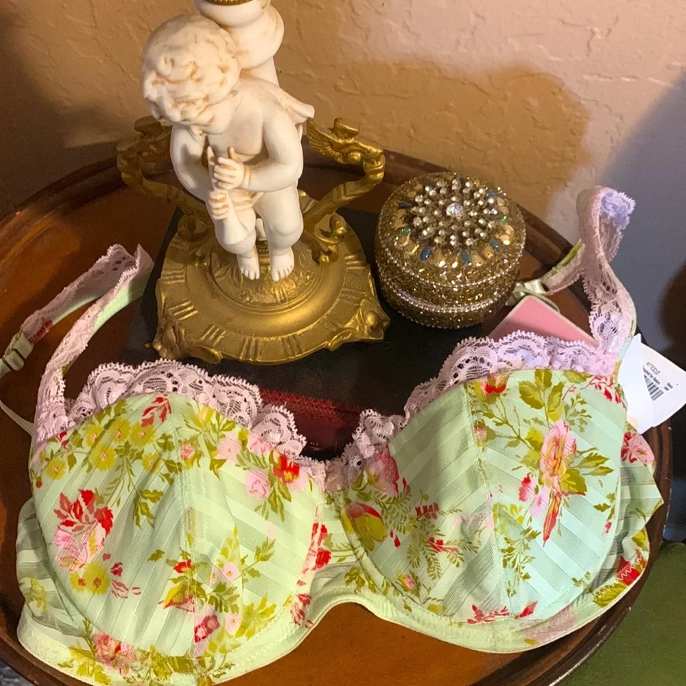 NWT Oscar De La Renta Pink Label Bra.  Sz 36B